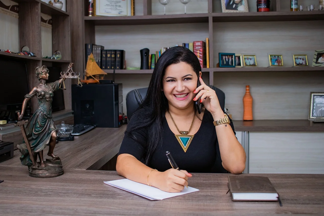 student studying at desk